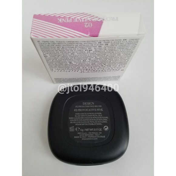 Kiko Milano Provocative Pink Design Flower Enriched Blush